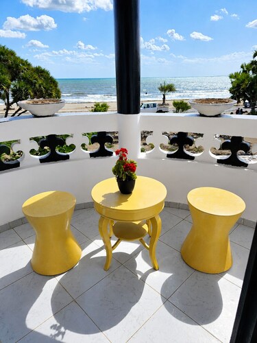 Full room with a balcony overlooking the sea