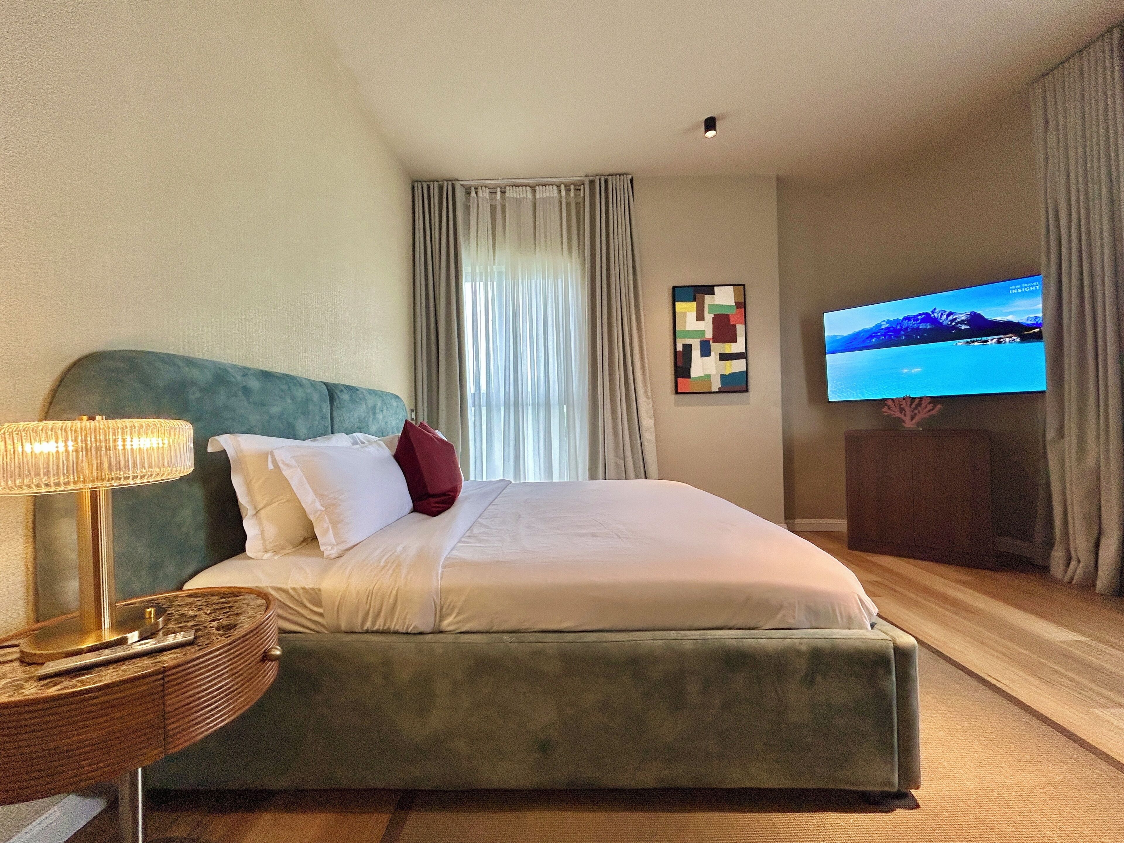 In-room safe, blackout curtains, iron/ironing board, free WiFi