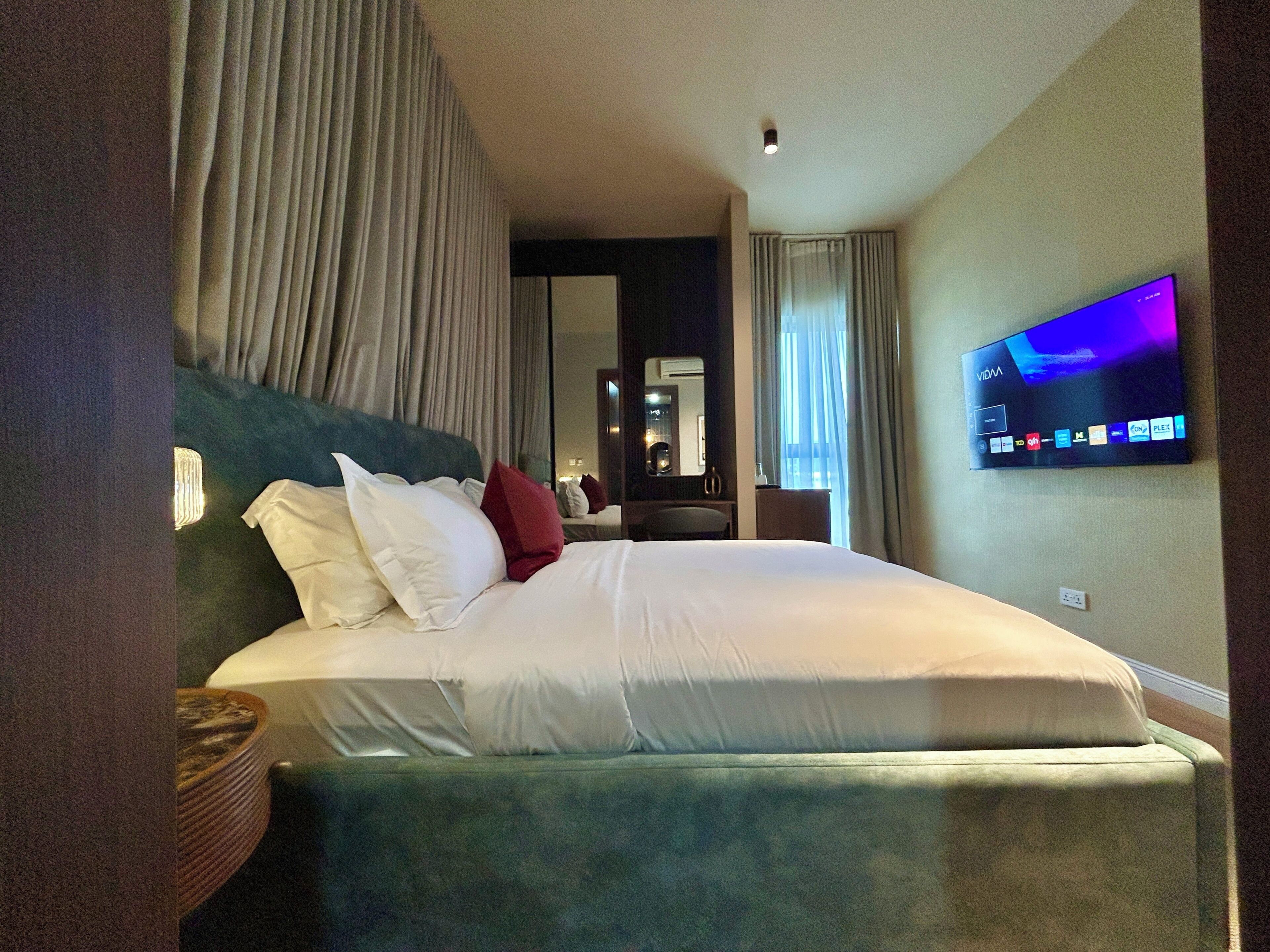 In-room safe, blackout curtains, iron/ironing board, free WiFi