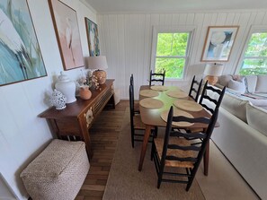 Dining - Beachfront 3BR with Fire Fit, Bird Sanctuary & Kayak (Guilford)