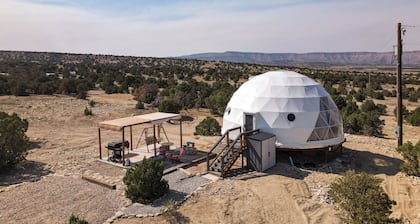 A space cowboy dome stay under Utah skies!