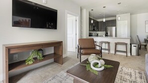 Smart TV - Landing | Spectacular 2BD, Game Room, Gym (Charlotte)