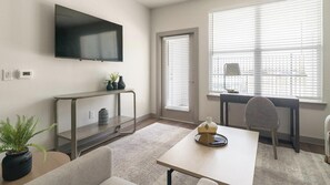 Smart TV - Landing | Stylish 1BD, Game Room, Gym (Katy)