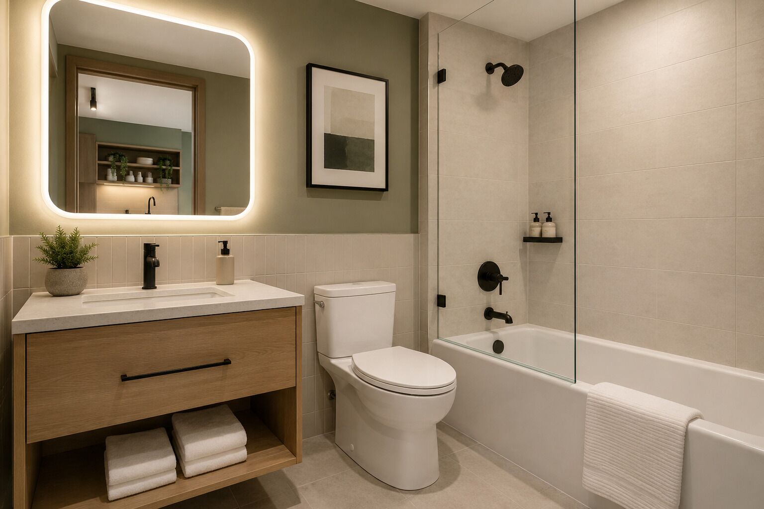 Deluxe Apartment | Bathroom