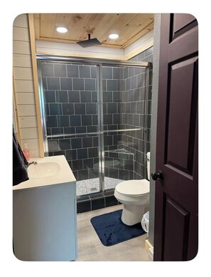 Shower, hair dryer, toilet paper - Wonderful 2-bedroom apartment with AC in charming Rainelle (Rainelle)