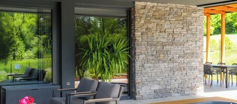 Luxury villa with a 99 m² pool near Rastoke and the Korana River