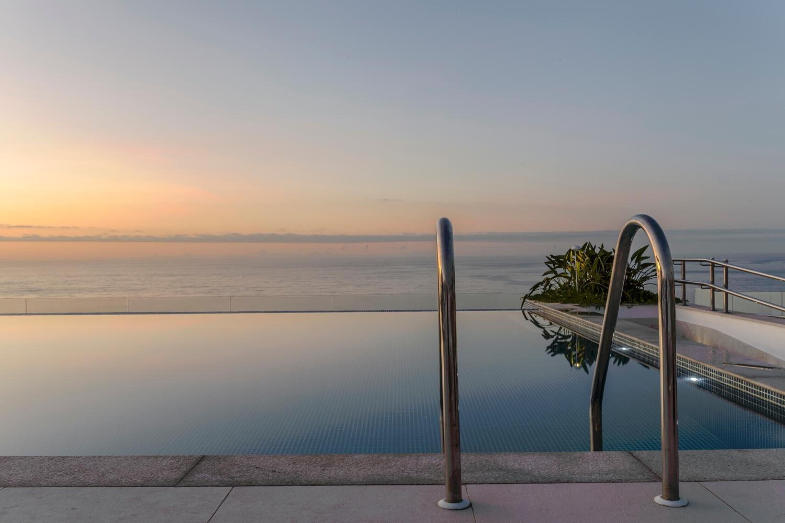 Una piscina riscaldata