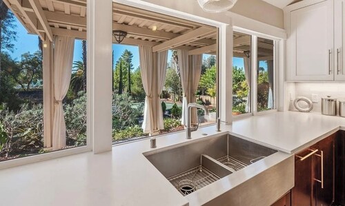 Spacious 4BR Estate, Pickleball/Bball Court Surrounded by Trees on 0.74 acres