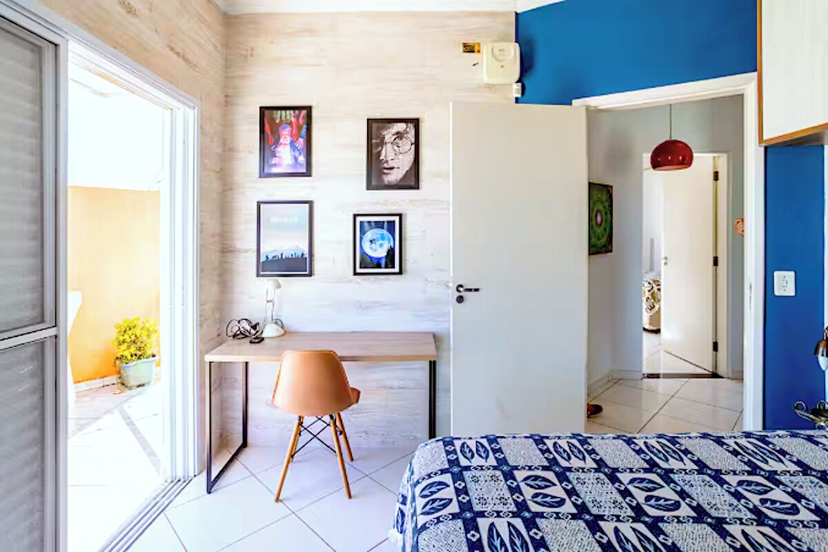3 habitaciones, escritorio, wifi gratis y ropa de cama 