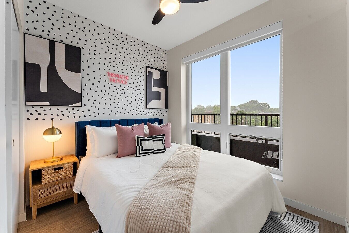 Desk, iron/ironing board, travel crib, WiFi