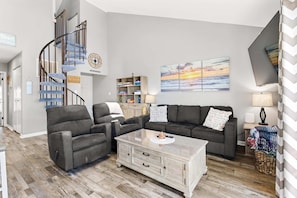 TV - Lookout View | Bayfront, Beach Gear & Family Stay (Ocean City)