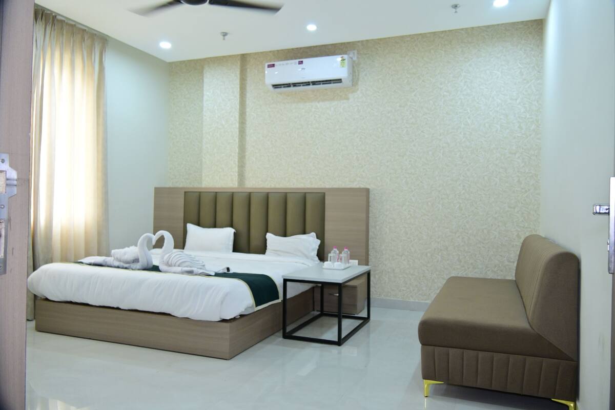 Habitación doble superior | Insonorización, tabla de planchar con plancha y wifi gratis 