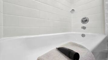 Hair dryer, towels