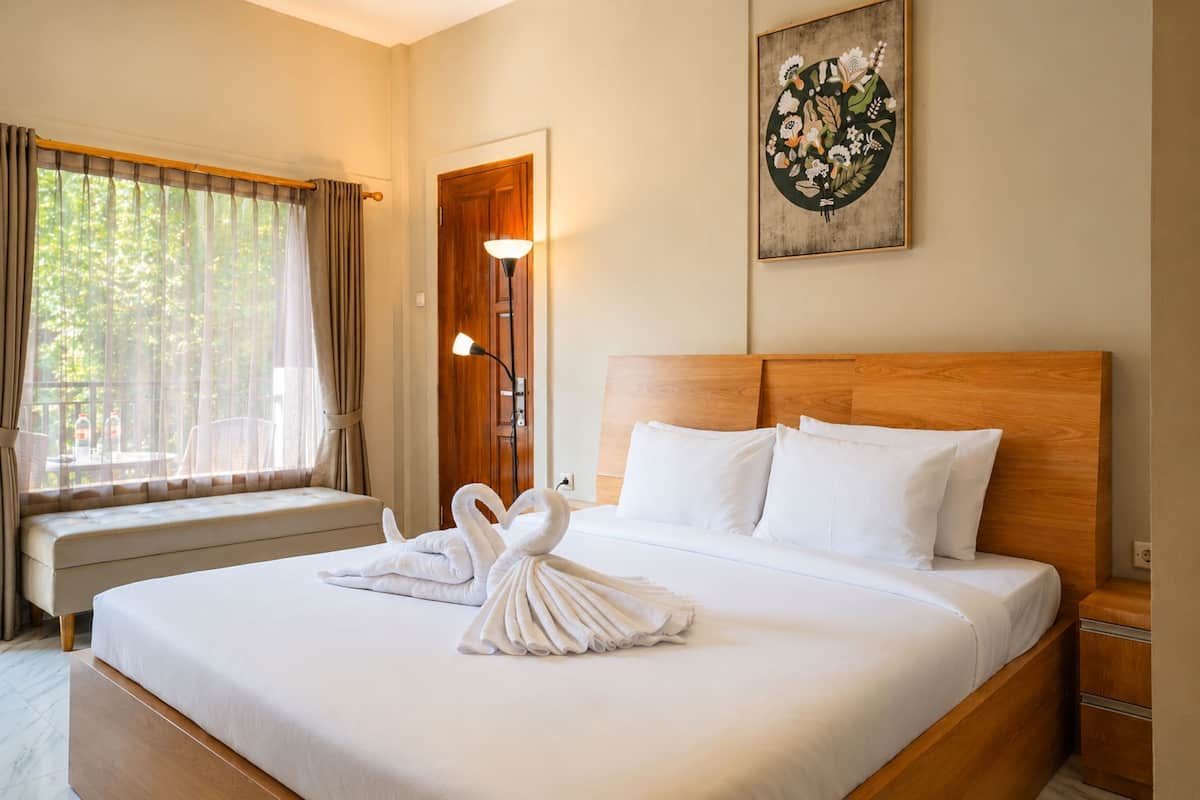 Quarto superior | Wi-Fi de cortesia, roupa de cama