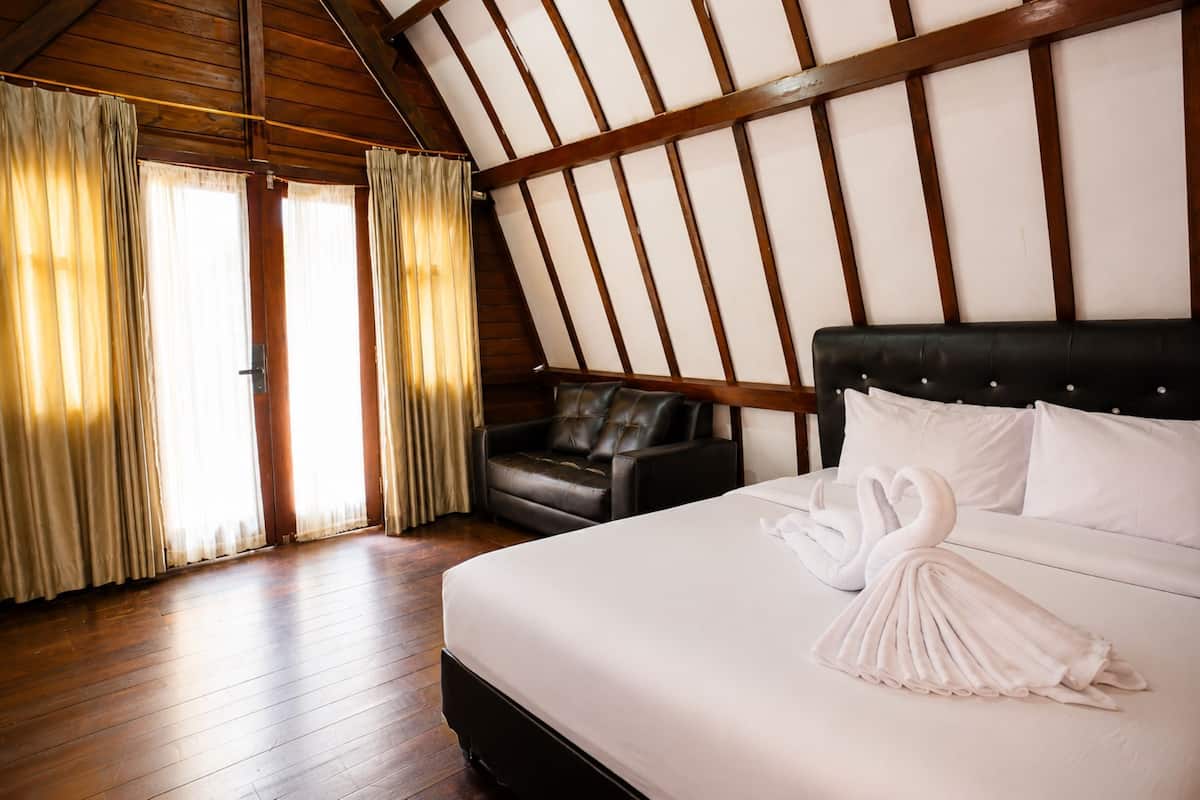 Cabana luxo | Wi-Fi de cortesia, roupa de cama