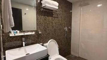 Towels, toilet paper