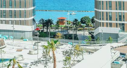 The Seaview 3 bedroom penthouse with a large furnished veranda