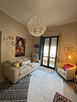 Living area - Charming apartment near Assisi (Santa Maria degli Angeli)