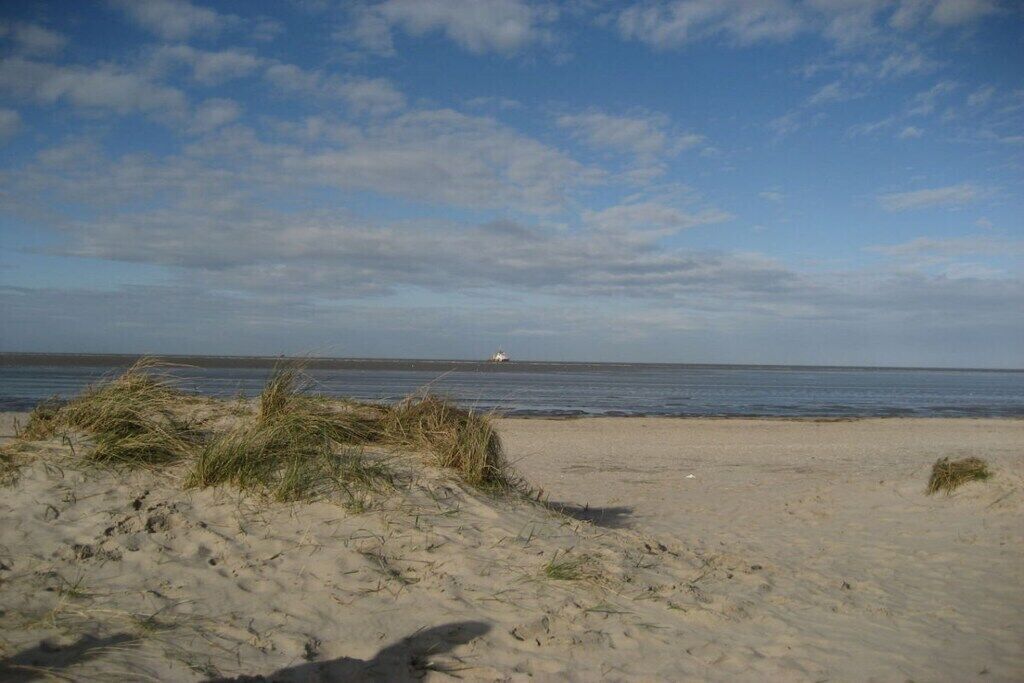 En la playa 