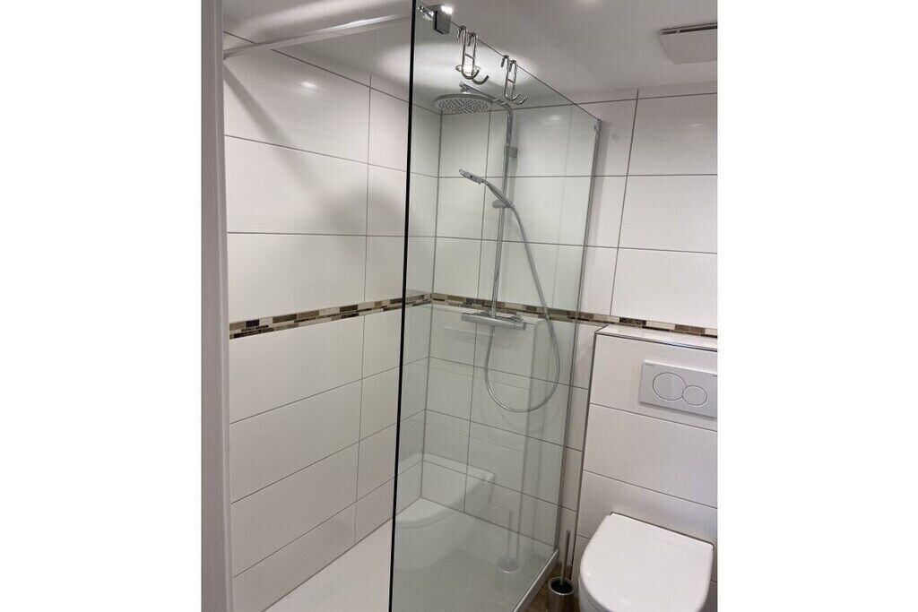 Shower, hair dryer