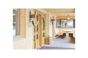 Outdoor dining - Holiday apartment with 1 bedroom (Schoppernau)