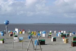 On the beach - Holiday home with 1 bedroom (Dornumersiel)