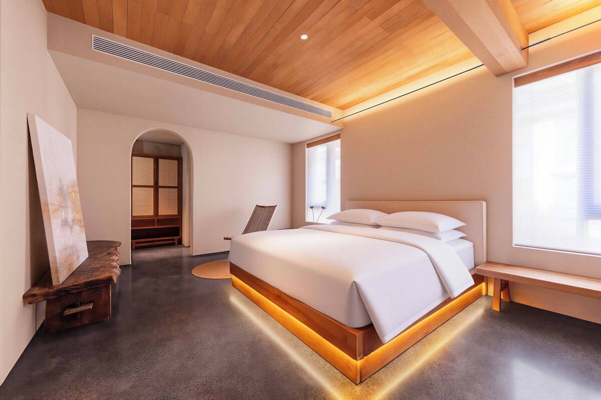 Familien-Suite, Hügelblick | Hochwertige Bettwaren, Minibar, Schreibtisch