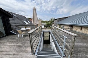 Outdoor dining - Holiday apartment with 1 bedroom (Grödersby)