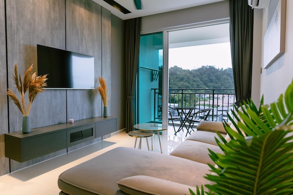 Basic Condo, Balcony | Living area