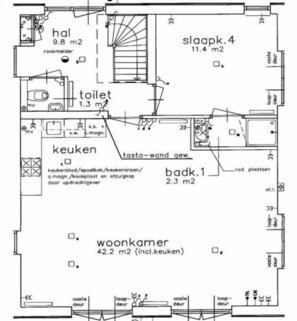 Floor plan - Villa 78 in Villapark Sneekermeer (Offingawier)