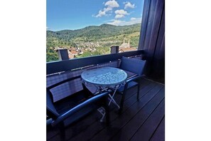 Outdoor dining - Holiday apartment with 1 bedroom (Forbach)