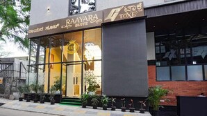 A building with a sign reading 'RAAYARA SUITE' and '4 TOXE'. - RAAYARA SUITE  (Bengaluru)
