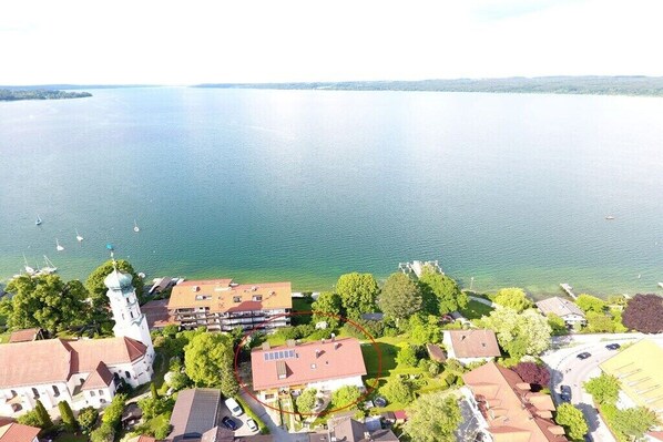 Aerial view - Holiday apartment with 2 bedrooms (Seeshaupt)