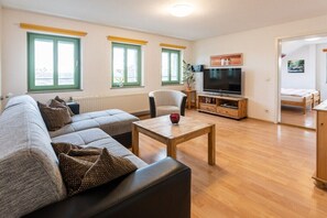 Smart TV, stereo - Gaartz with Elbe view (Dresden)