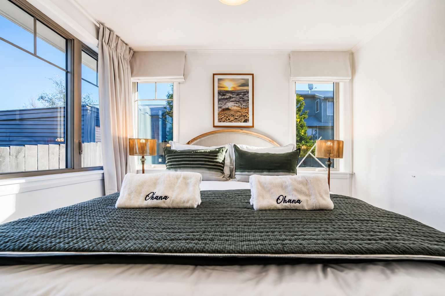 3 slaapkamers, een strijkplank/strijkijzer, wifi, beddengoed