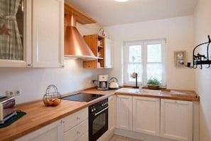 Kühlschrank, Ofen, Herdplatte, Geschirrspüler