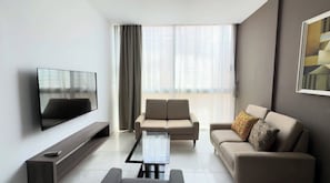 Comfort appartement, uitzicht op stad | Woonruimte