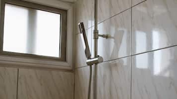 Family Condo, City View | Bathroom | Shower, towels, toilet paper