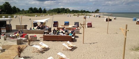 On the beach