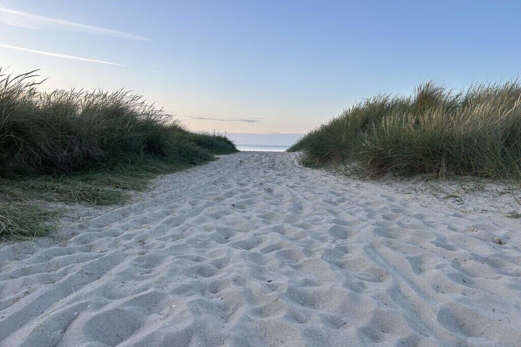 On the beach