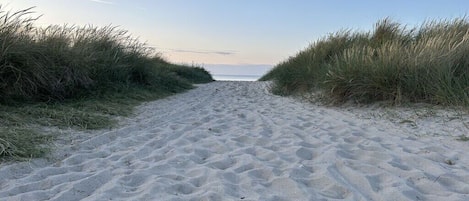 On the beach