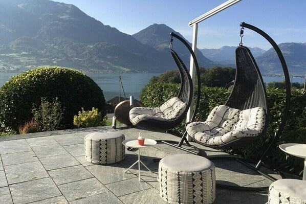 Terrace/patio - Holiday home with 7 bedrooms (Wilen\/Sarnen)