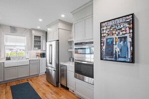 A fully equipped kitchen ready for every family gathering. - Luxury oceanfront estate, breathtaking ocean views, stunning coastal setting, exceptional amenities, unforgettable getaway. (York)