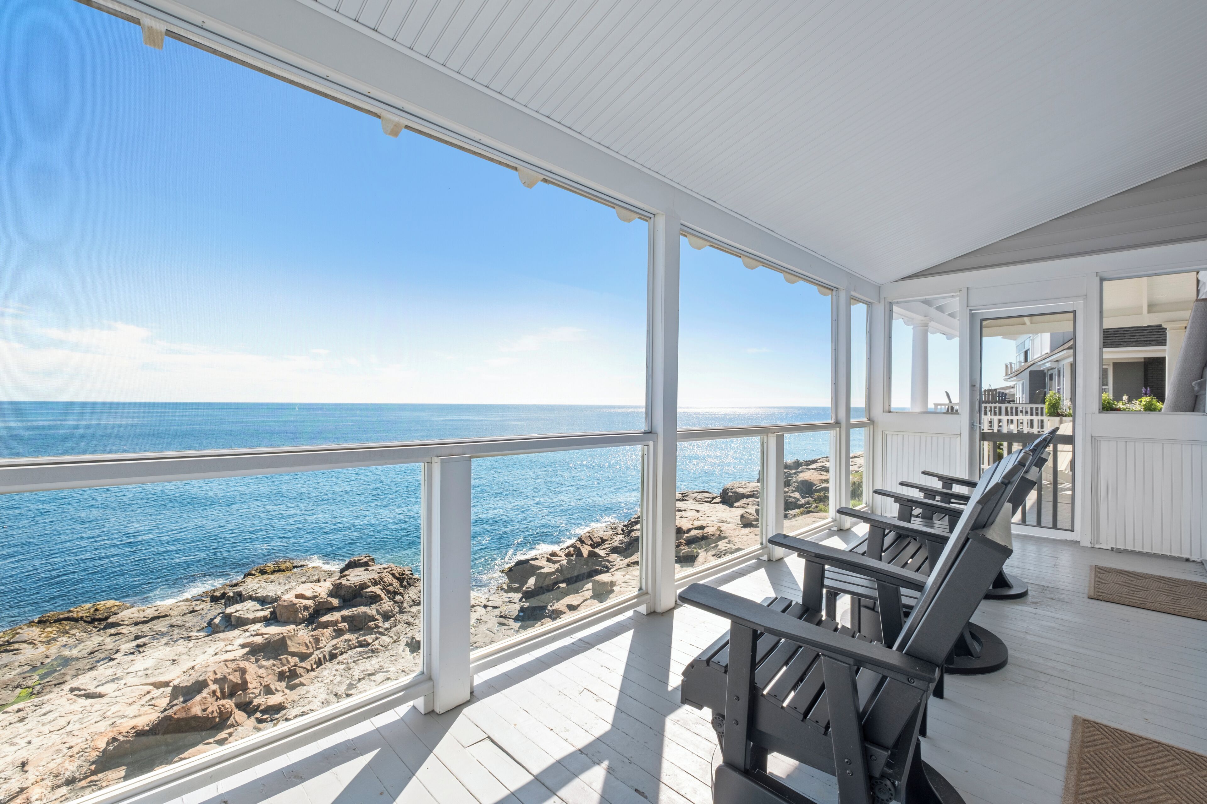 Take in breathtaking ocean views from the wraparound porch.