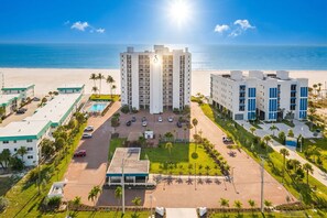 Exterior - 2B/2B Beachfront Vacation Condo at SUNSET RESORT!  Spectacular Gulf Views! Heated Pool! (Fort Myers Beach)