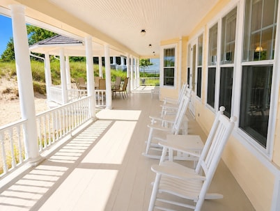NEW! The Frankfort Beach House - Spectacular Lakefront Home on Frankfort Beach and Lake Michigan!