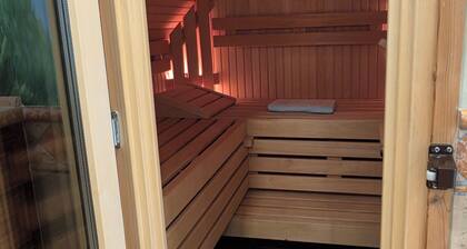 Private estate at the Steinbach Dam: A forest retreat with a sauna and fireplace