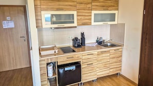 Private kitchen - Beautiful apartment for 3 people with WIFI, TV and balcony (Finkenstein Am Faaker See)