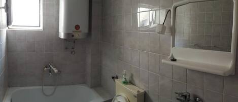 Towels, soap, toilet paper