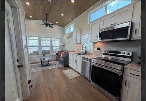 Private kitchen - Magnolia Modern Tiny Home (Vicksburg)